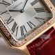 Replica Cartier Santos rose gold case diamond bezel couple watch (4)_th.JPG